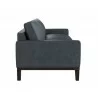 Sunpan Davilo Sofa in Midnight Blue Leather - Side - Sunpan Davilo Sofa in Midnight Blue Leather - Side