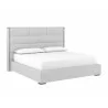 Sunpan Clara Bed In Ernst Silverstone - Angled - Sunpan Clara Bed In Ernst Silverstone - Angled