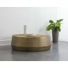  Sunpan Creed Coffee Table In Antique Gold - Lifestyle -  Sunpan Creed Coffee Table In Antique Gold - Lifestyle