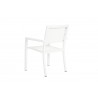 Sunset West Naples Stackable Sling Dining Chair - Back Angle