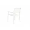 Sunset West Naples Stackable Sling Dining Chair - Back Side Angle - Sunset West Naples Stackable Sling Dining Chair - Back Side Angle