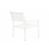 Sunset West Naples Stackable Sling Club Chair - Back Angle - Right - Sunset West Naples Stackable Sling Club Chair - Back Angle - Right