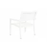 Sunset West Naples Stackable Sling Club Chair - Back Angle - Left - Sunset West Naples Stackable Sling Club Chair - Back Angle - Left