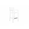 Sunset West Naples Sling Barstool - White - Angled - Sunset West Naples Sling Barstool - White - Angled