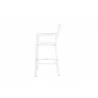Sunset West Naples Sling Barstool - White - Side - Sunset West Naples Sling Barstool - White - Side