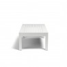 Sunset West Naples Coffee Table - White - Short Side