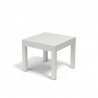 Sunset West Naples End Table - Angled - White
