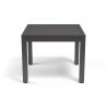Sunset West Naples Square 36" Dining Table - Black - Side