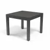 Sunset West Naples Square 36" Dining Table - Black - Top Angled - Sunset West Naples Square 36" Dining Table - Black - Top Angled