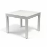 Sunset West Naples Square 36" Dining Table - White - Top Angled - Sunset West Naples Square 36" Dining Table - White - Top Angled