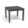 Sunset West Naples Square 36" Dining Table - Black - Angled