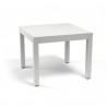 Sunset West Naples Square 36" Dining Table - White - Angled