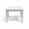 Sunset West Naples Square 36" Dining Table - White - Side