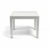 Sunset West Naples Square 36" Dining Table - White - Side - Sunset West Naples Square 36" Dining Table - White - Side