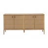 Sunpan Etienne Sideboard Rustic Oak Front
