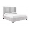 Sunpan Clemonte Bed In Polo Club Stone - Angled