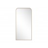 Sunpan Calabasas Floor Mirror In Rustic Oak - Front