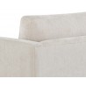 Sunpan Daytona Sofa in Dream Cream - Seat Back Close-up