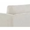 Sunpan Daytona Sofa in Dream Cream - Seat Back Close-up - Sunpan Daytona Sofa in Dream Cream - Seat Back Close-up