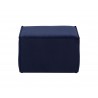 Sunpan Calista Ottoman In Abbington Navy - Front
