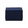 Sunpan Calista Ottoman In Abbington Navy - Front - Sunpan Calista Ottoman In Abbington Navy - Front
