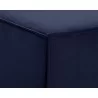 Sunpan Calista Ottoman In Abbington Navy - Edge Close-up - Sunpan Calista Ottoman In Abbington Navy - Edge Close-up