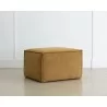 Sunpan Calista Ottoman In Treasure Gold - Angled Lifestyle - Sunpan Calista Ottoman In Treasure Gold - Angled Lifestyle