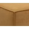Sunpan Calista Ottoman In Treasure Gold - Edge Close-up - Sunpan Calista Ottoman In Treasure Gold - Edge Close-up