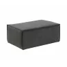 Sunpan Calista Ottoman In Navarro Pewter - Angled - Sunpan Calista Ottoman In Navarro Pewter - Angled