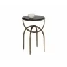 Sunpan Alicent End Table - Black Marble - with Decor - Sunpan Alicent End Table - Black Marble - with Decor