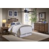 Hospitality Rattan Home Palm Cove 4-Piece Queen and King Bedroom Set