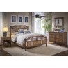 Hospitality Rattan Home Palm Cove 6-Piece Queen/King Bedroom Set with Triple Dresser