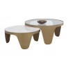 Sunpan Mysaria Nesting Coffee Tables - Set in Angle
