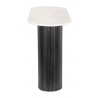 Zuo Modern Izola Console Table in White and Black - Side