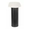 Zuo Modern Izola Console Table in White and Black - Side - Zuo Modern Izola Console Table in White and Black - Side