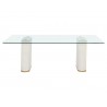 Sunpan Adora Dining Table - 86.5" - Front Angle