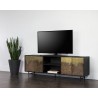 Sunpan Auburn Media Console And Cabinet - Lifestyle