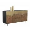 Sunpan Auburn Sideboard - Angled with Decor - Sunpan Auburn Sideboard - Angled with Decor