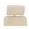 Sunpan Dennison Office Chair in Sand Leather - Head Support - Sunpan Dennison Office Chair in Sand Leather - Head Support