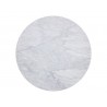 Sunpan Paloma Dining Table - Round - White Marble - 54" Top