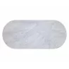 Sunpan Paloma Dining Table - Oval - White Marble - 84" Top - Sunpan Paloma Dining Table - Oval - White Marble - 84" Top