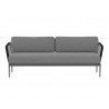 Sunpan Catania Sofa In Grey And Palazzo Taupe - Front