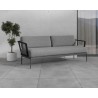 Sunpan Catania Sofa In Grey And Palazzo Taupe - Lifestyle