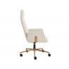 Sunpan Kalev Office Chair - Chacha Cream - Side Angle
