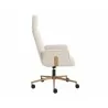Sunpan Kalev Office Chair - Chacha Cream - Side Angle - Sunpan Kalev Office Chair - Chacha Cream - Side Angle