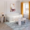 Zuo Modern Osterbro Sofa in Cream - Lifestyle 2