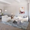 Zuo Modern Osterbro Sofa in Cream - Lifestyle