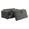 Zuo Modern Jide Sleeper in Sofa Gray - Folded - Zuo Modern Jide Sleeper in Sofa Gray - Folded