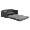 Zuo Modern Jide Sleeper in Sofa Gray - Front Fully Folded