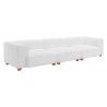 Zuo Modern Tayte Sofa in White - Angled